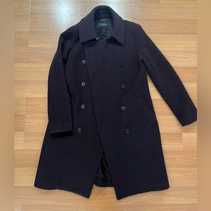 Club Monaco long Italian Wool double breasted coat